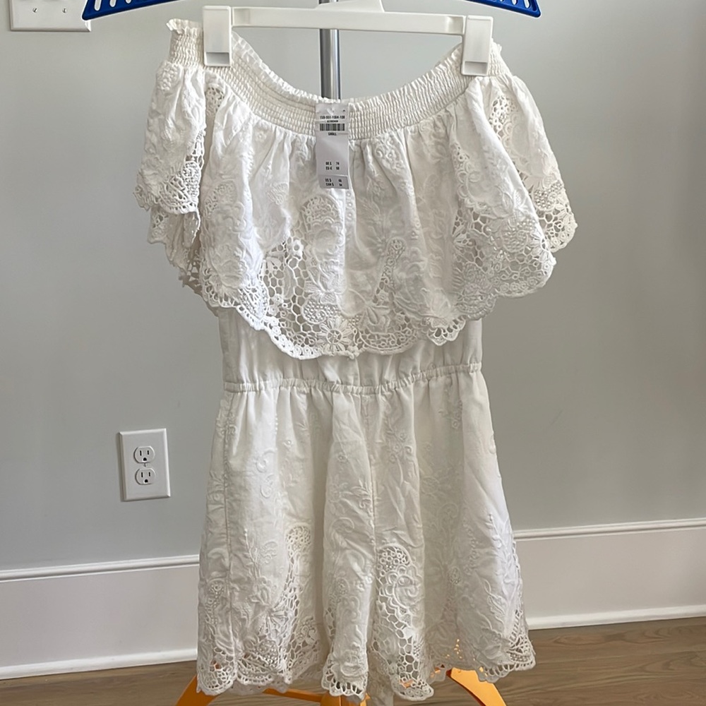 Abercrombie & fitch off the shoulder romper, size small